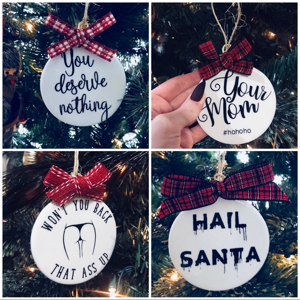Attention grabbing ornaments 😏 (only ONE)